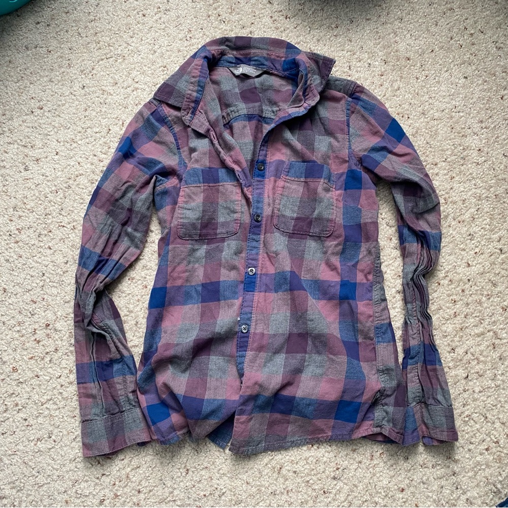 The North Face Women's Plaid Flannel Shirt - Cozy and Casual